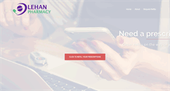 Desktop Screenshot of lehanpharmacy.com